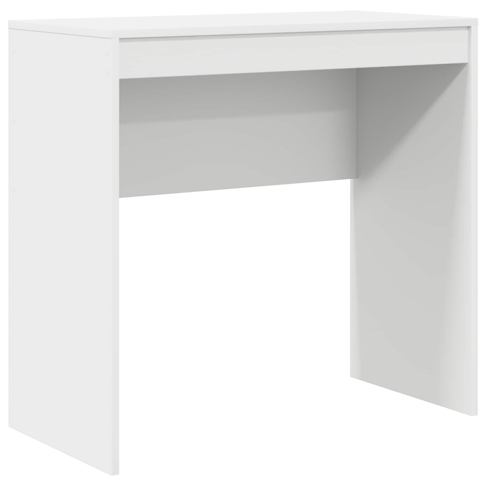Schreibtisch mit Schubladen mit Regal mit Speicher 2 pcs Weiß