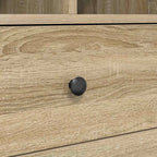 Schreibtisch mit Schubladen mit Regal 2 pcs Sonoma-Eiche