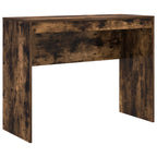Schreibtisch mit Schubladen mit Regal 2 pcs Geräucherte Eiche