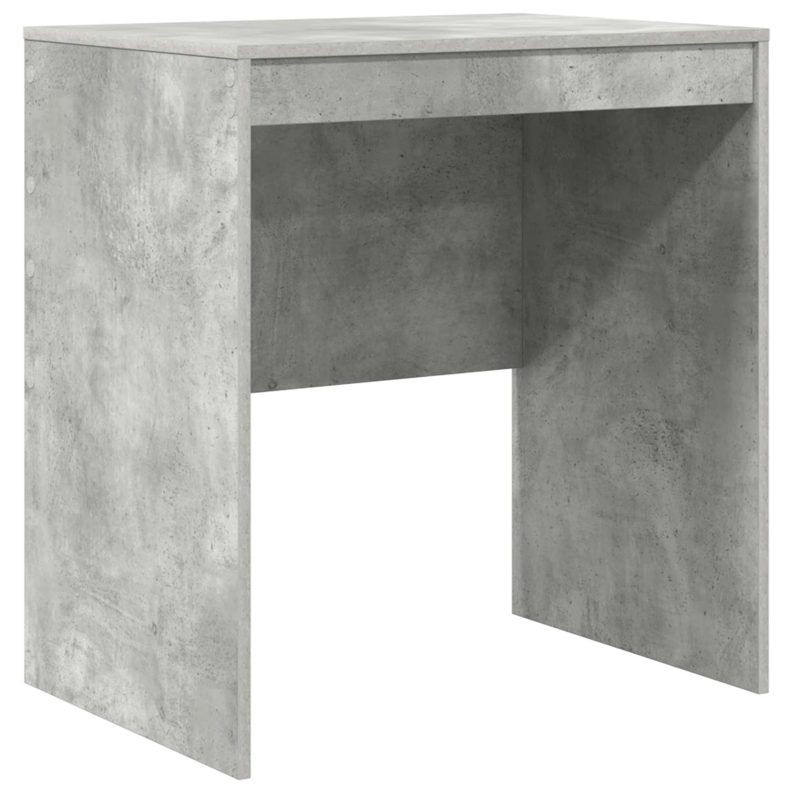 Schreibtisch mit Schubladen mit Regal 2 pcs Beton Grau
