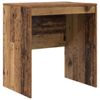 Schreibtisch mit Schubladen mit Regal 2 pcs Altholz