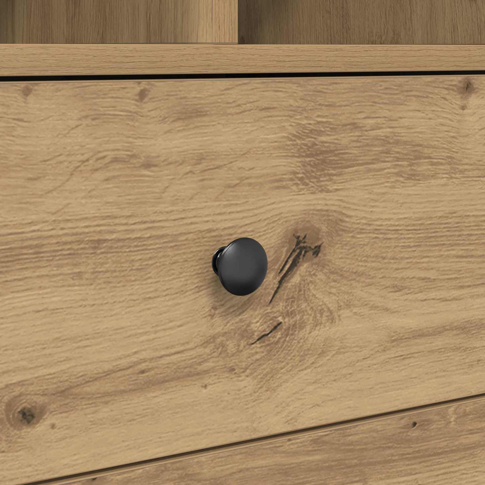 Schreibtisch mit Schubladen mit Regal 2 pcs Artisan-Eiche