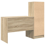 Schreibtisch mit Schubladen 2 pcs Sonoma-Eiche