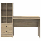 Schreibtisch mit Schubladen 2 pcs Sonoma-Eiche