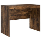 Schreibtisch mit Schubladen 2 pcs Geräucherte Eiche