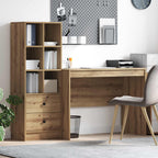 Schreibtisch mit Schubladen 2 pcs Artisan-Eiche