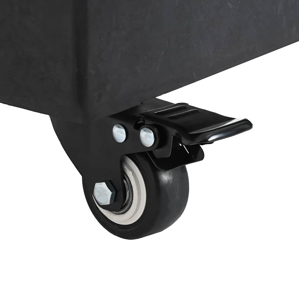 Sonnenschirmständer 30kg Schwarz Granit Quadratisch