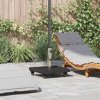 Sonnenschirmständer 30kg Schwarz Granit Quadratisch