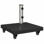 Sonnenschirmständer 30kg Schwarz Granit Quadratisch