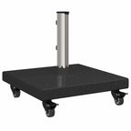 Sonnenschirmständer 30kg Schwarz Granit Quadratisch
