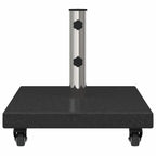 Sonnenschirmständer 30kg Schwarz Granit Quadratisch