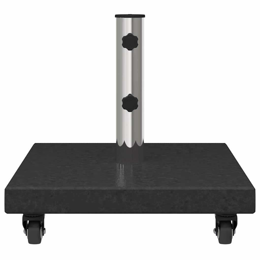Sonnenschirmständer 30kg Schwarz Granit Quadratisch