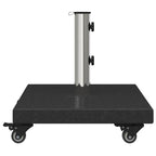 Sonnenschirmständer 30kg Schwarz Granit Quadratisch