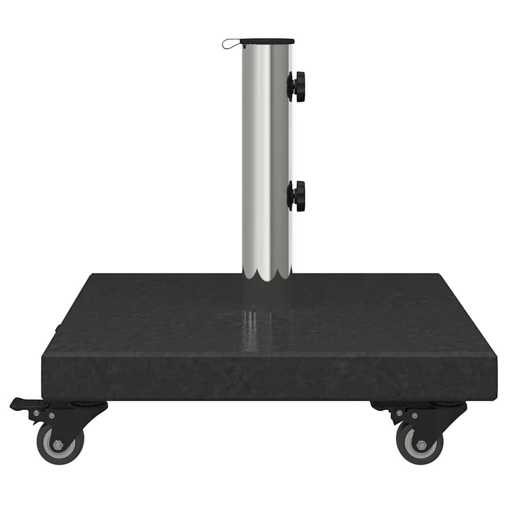 Sonnenschirmständer 30kg Schwarz Granit Quadratisch