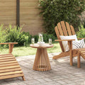 Beistelltisch Braun 50 x 50 x 49,5 cm Massivholz Teak