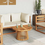 Beistelltisch Braun 70 x 70 x 40 cm Massivholz Teak