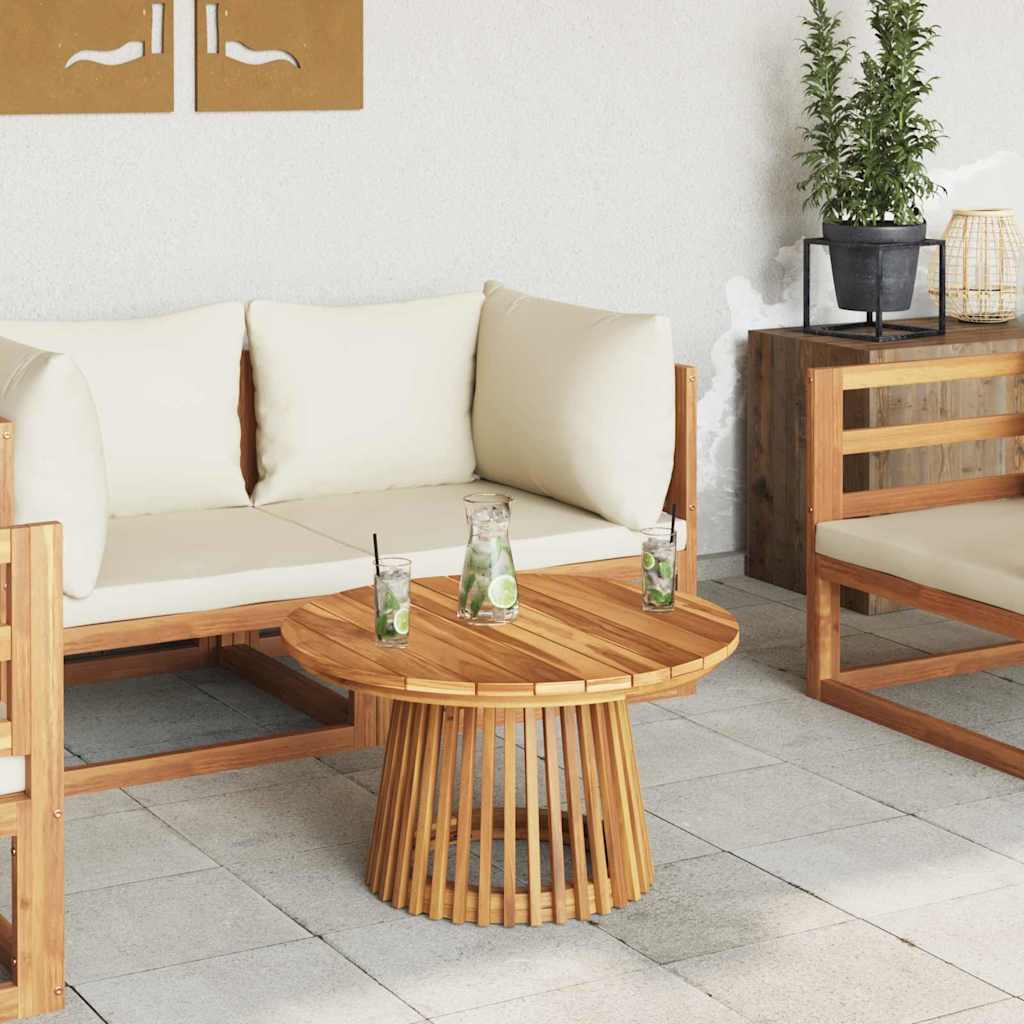 Beistelltisch Braun 70 x 70 x 40 cm Massivholz Teak