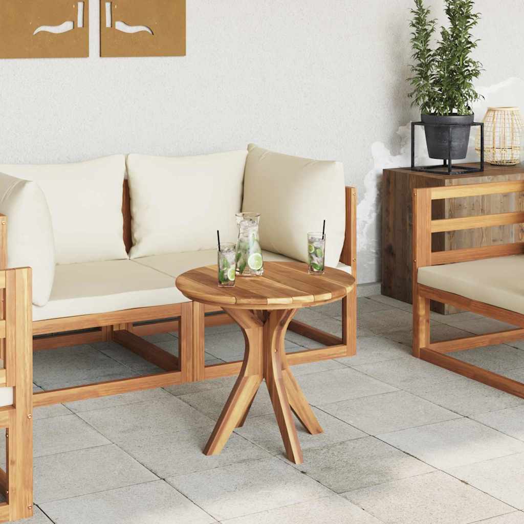 Beistelltisch Braun 55 x 55 x 51 cm Massivholz Teak