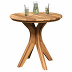 Beistelltisch Braun 55 x 55 x 51 cm Massivholz Teak