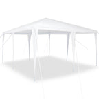 Party-Zelt Weiß 400 x 400 x 266 cm Polyethylen und Stahl