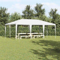 Party-Zelt Weiß 600 x 400 x 266 cm Polyethylen und Stahl