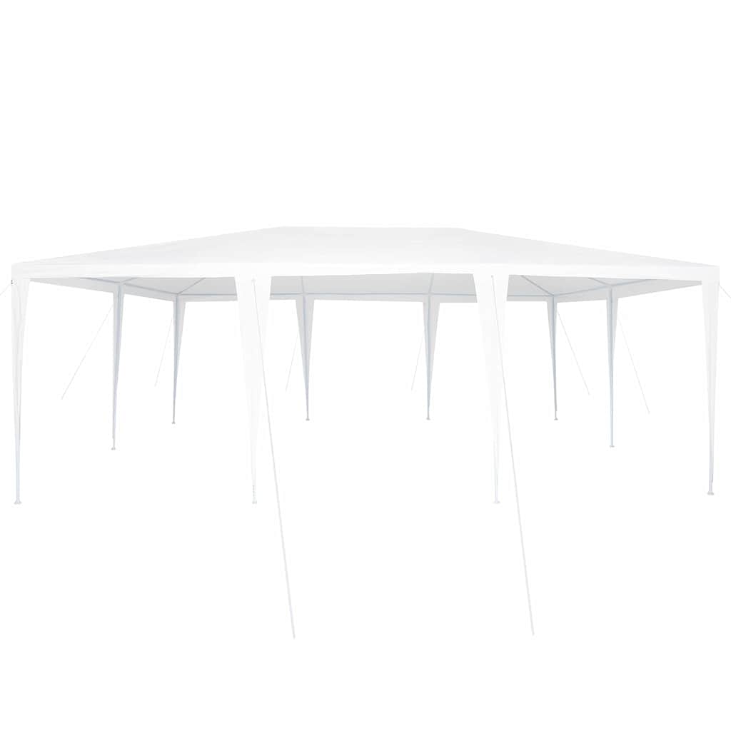 Party-Zelt Weiß 600 x 400 x 266 cm Polyethylen und Stahl