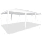 Party-Zelt Weiß 600 x 400 x 266 cm Polyethylen und Stahl