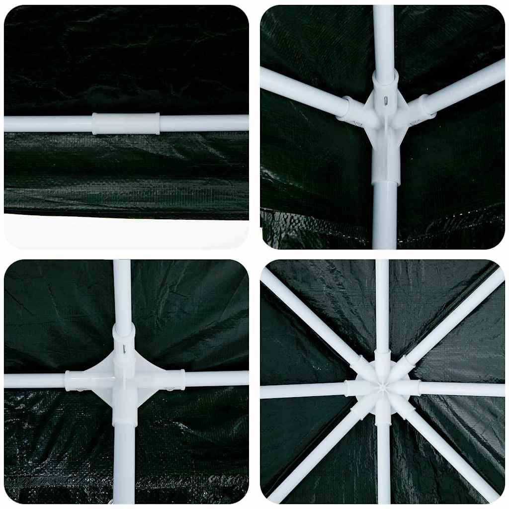 Party-Zelt Grün 800 x 400 x 266 cm Polyethylen und Stahl