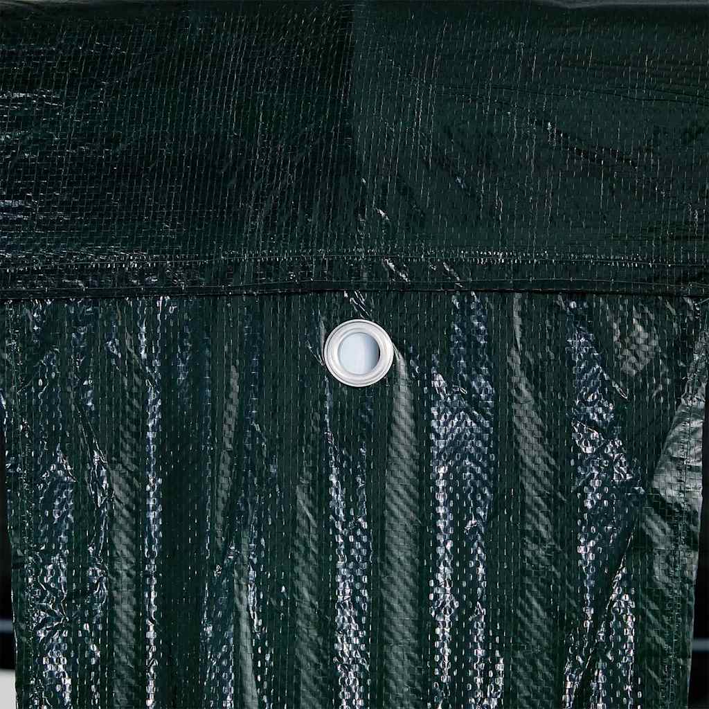 Party-Zelt Grün 800 x 400 x 266 cm Polyethylen und Stahl