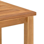 Couchtisch mit Speicher Braun 110 x 55 x 45 cm Massivholz Teak