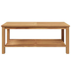 Couchtisch mit Speicher Braun 110 x 55 x 45 cm Massivholz Teak