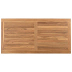 Couchtisch mit Speicher Braun 110 x 55 x 45 cm Massivholz Teak