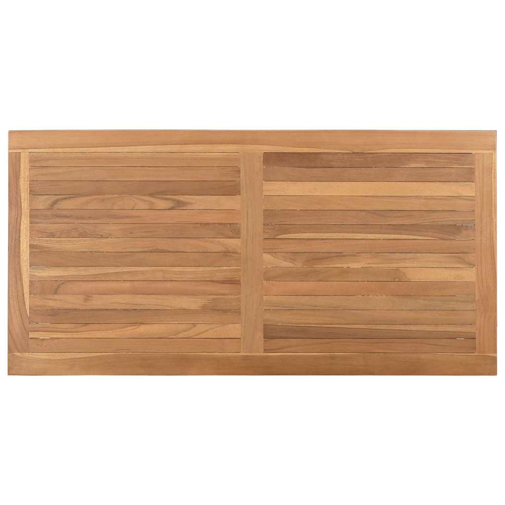 Couchtisch mit Speicher Braun 110 x 55 x 45 cm Massivholz Teak