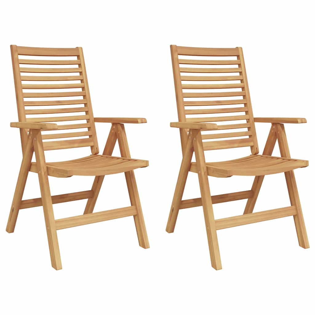 Stuhl 2 pcs Braun 64,5 x 52 x 108 cm Massivholz Teak