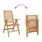 Stuhl 2 pcs Braun 64,5 x 52 x 108 cm Massivholz Teak