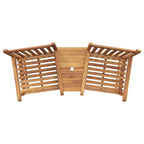 Garten Gartenstühle 152 x 63 x 89 cm Massivholz Teak