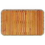 Garten Essgruppe Beige Poly-Rattan