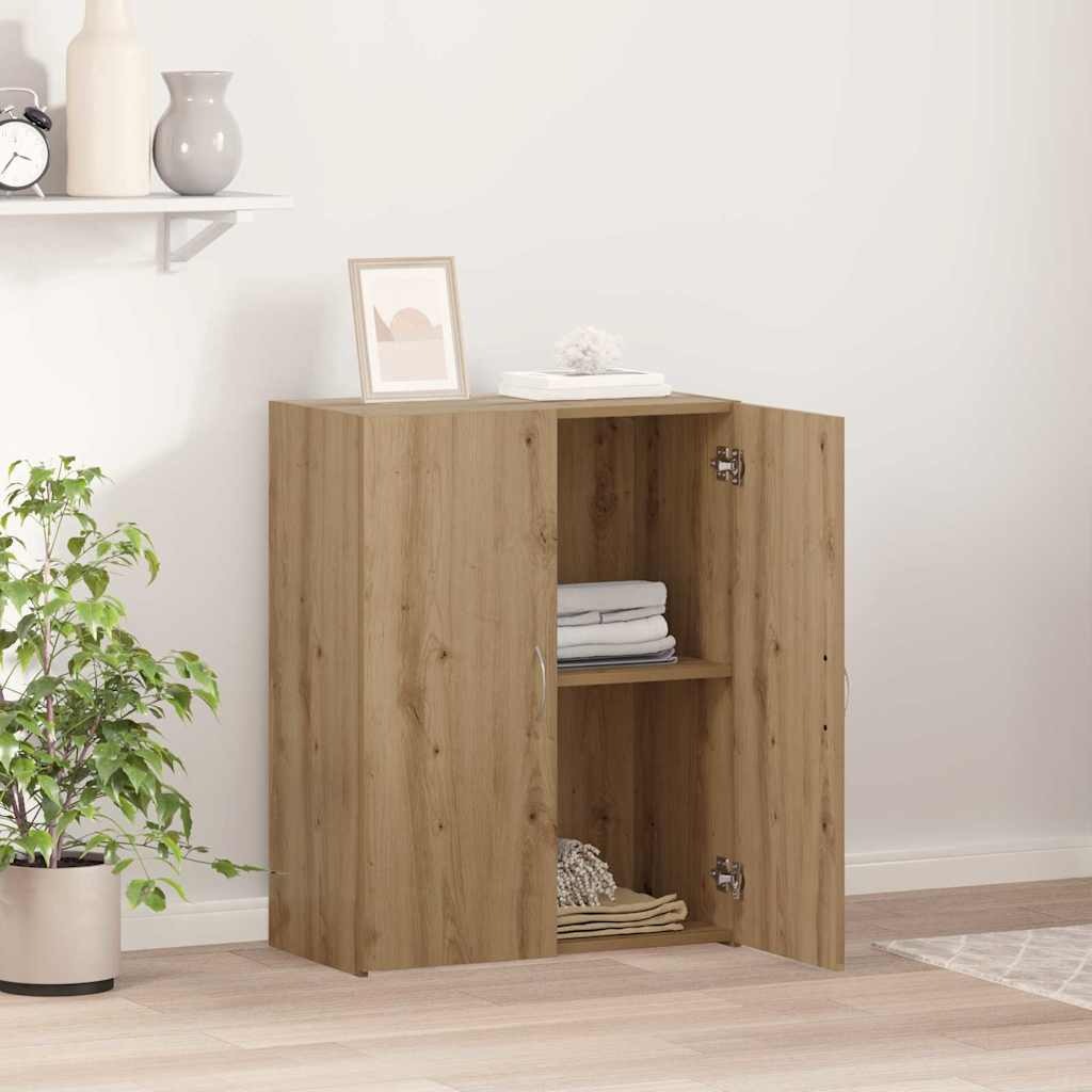 Büroschrank mit Regal Altholz 70 x 32 x 77.5 cm Holzwerkstoff