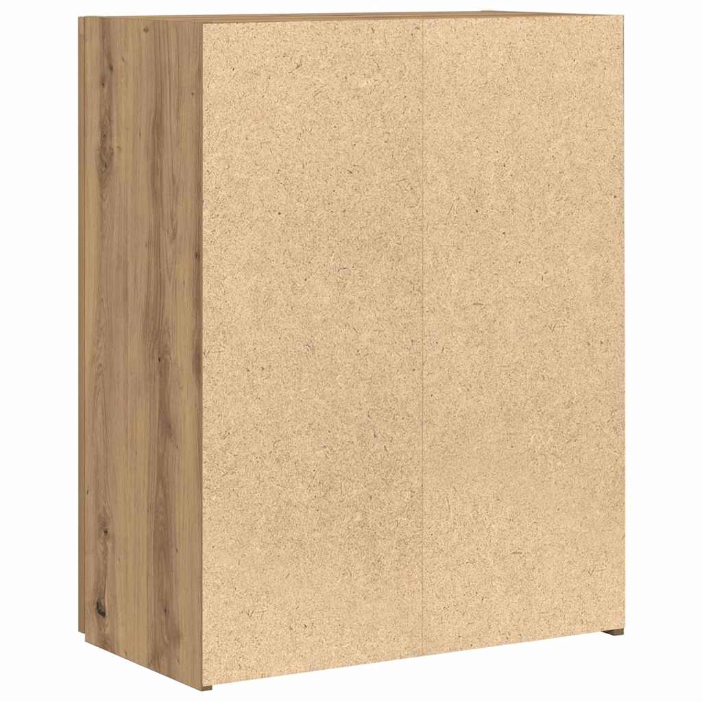 Büroschrank mit Regal Altholz 70 x 32 x 77.5 cm Holzwerkstoff
