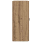 Büroschrank mit Regal Altholz 70 x 32 x 77.5 cm Holzwerkstoff