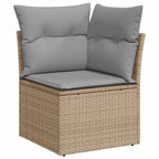 Gartensofa-set Beige 55 x 55 x 37 cm Poly-Rattan