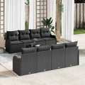 Gartensofa-set Schwarz 55 x 55 x 37 cm Poly-Rattan
