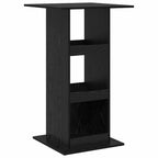 Bartisch Schwarz Eichen-Optik 60 x 60 x 100 cm Holzwerkstoff