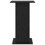 Bartisch Schwarz Eichen-Optik 60 x 60 x 100 cm Holzwerkstoff