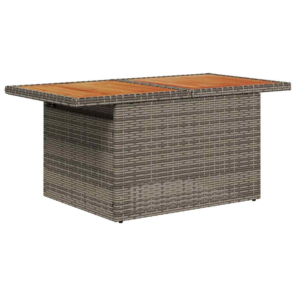Garten Essgruppe mit Kissen 5 pcs Grau und Braun