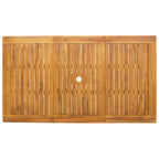 Garten Essgruppe Faltbar 7 pcs Braun Massivholz Akazie