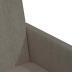 Esszimmerstühle mit Rollen 2 pcs Hellgrau 57 x 66 x 94 cm