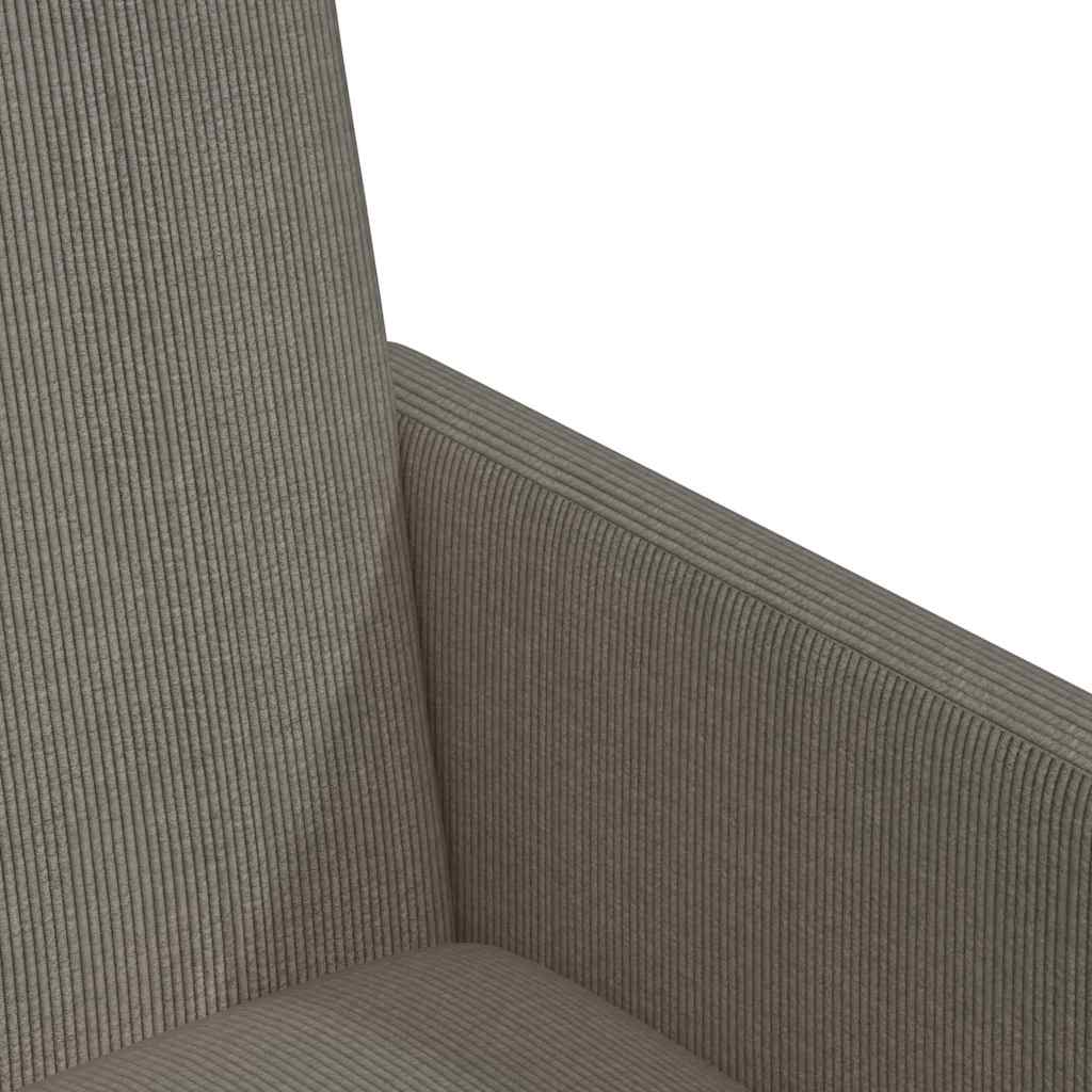 Esszimmerstühle mit Rollen 2 pcs Hellgrau 57 x 66 x 94 cm