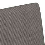 Esszimmerstühle mit Rollen 2 pcs Hellgrau 57 x 66 x 94 cm