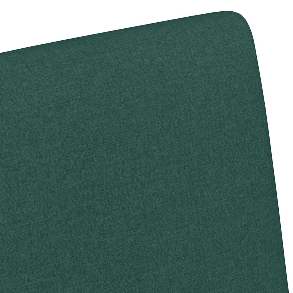 Esszimmerstühle mit Rollen 2 pcs Dunkelgrün 57 x 66 x 94 cm